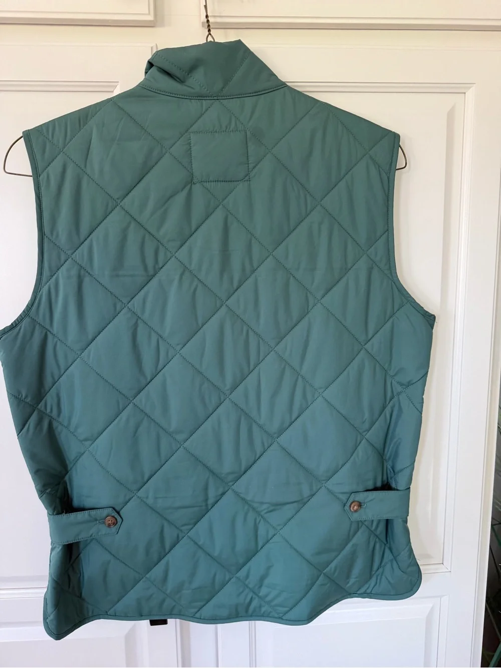 J. Crew Quilted Vest in Teal